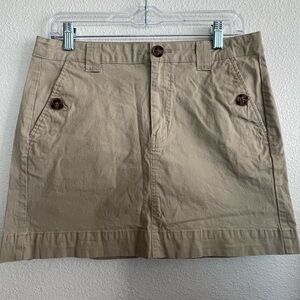 Tan cargo skirt